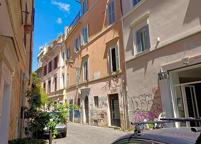 Vicolo Del Bologna In Trastevere By Halldis